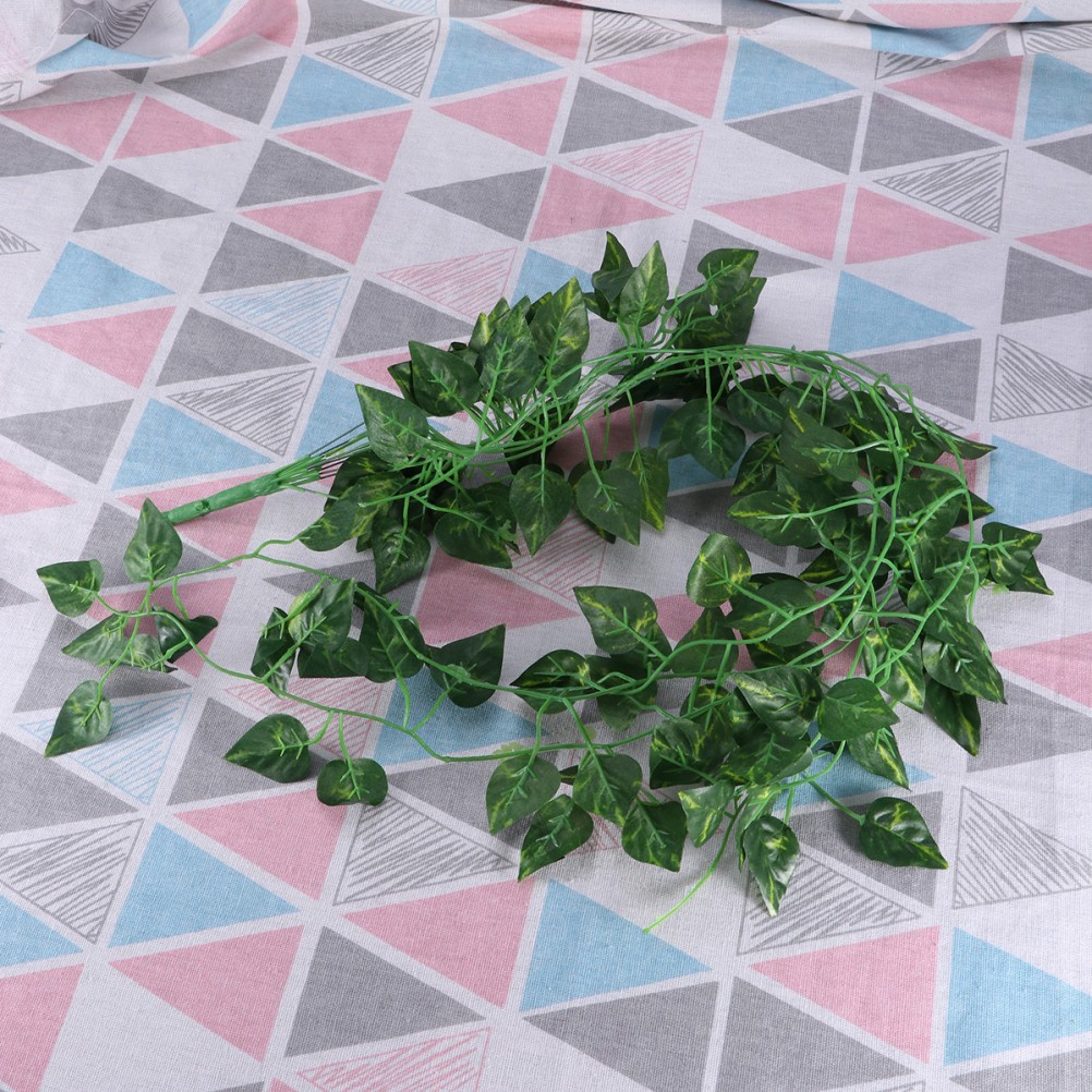 Scindapsus Plants Leaf Vines Room Decor Fake Home Decoration