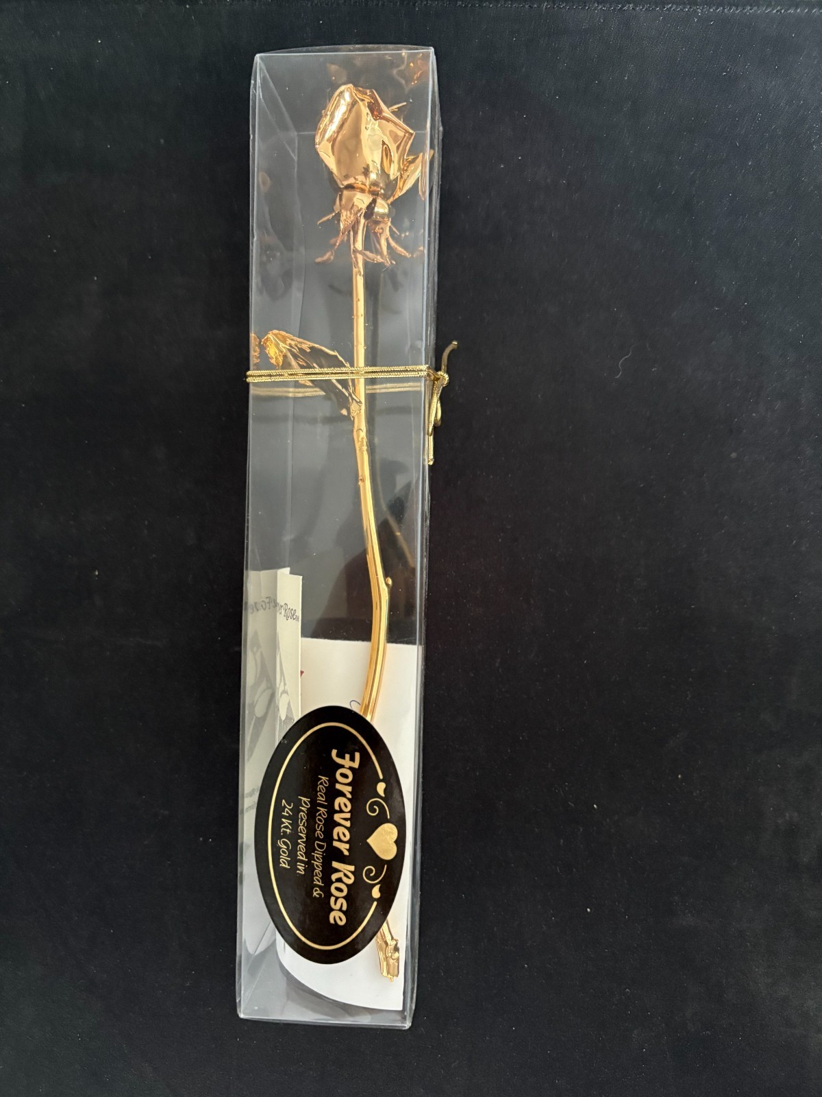 The Forever Rose ~ Real Rose Dipped & Preserved in 24 Kt. Gold