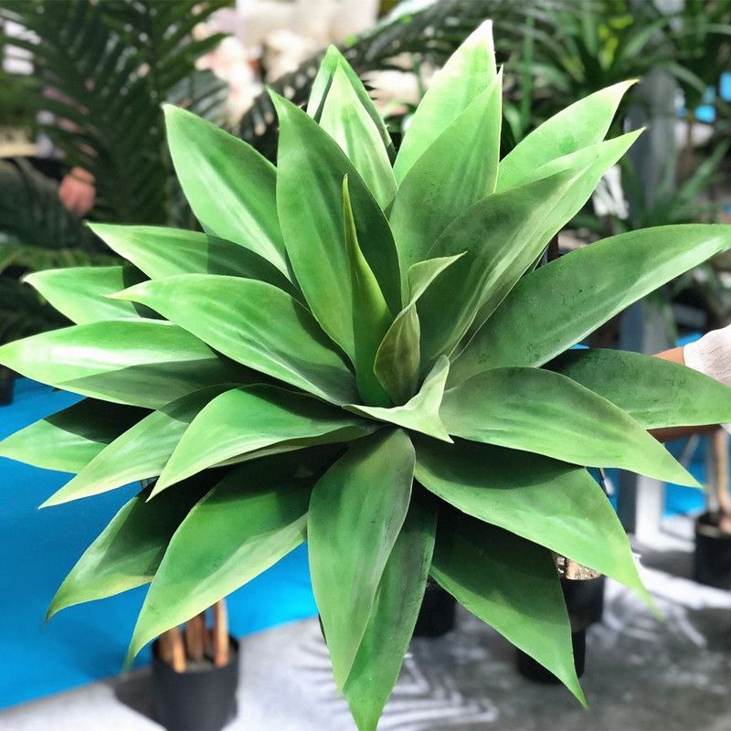 45-55cm Artificial Large Agave Plant Tropical Fake Leaf Garden Office Home Decor