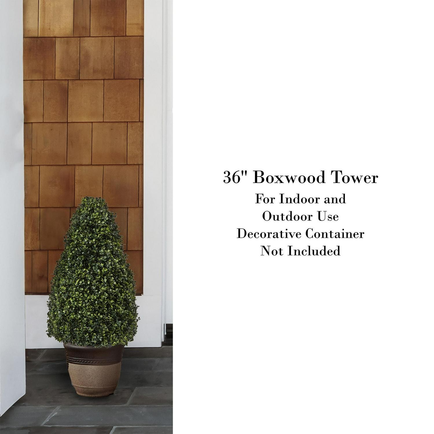 Pure Garden Artificial Boxwood Topiary