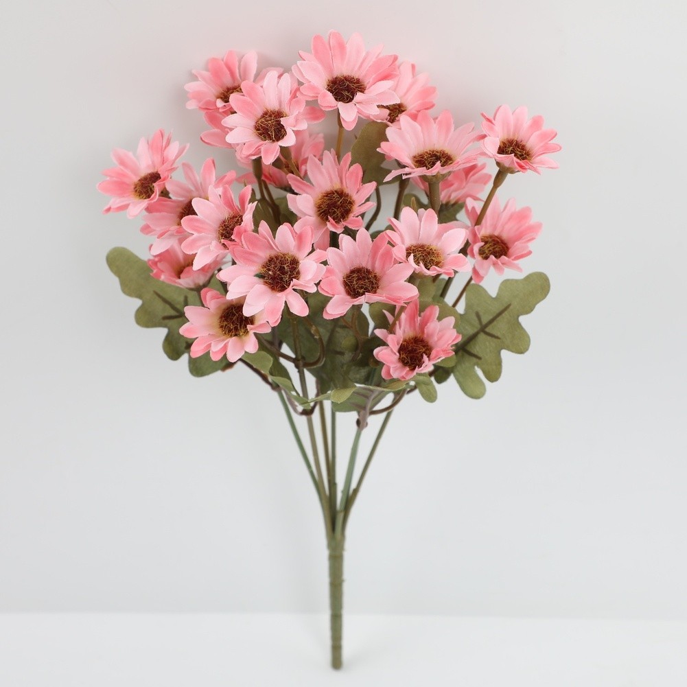 Lifelike Chamomile Flower Bouquet for Living Room Bedroom Office Decor