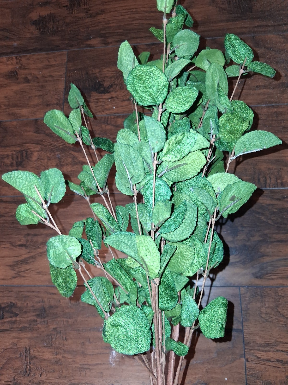 NWOT Bundle Of 31″ Real Touch Deep Green Faux Eucalyptus Stems!!
