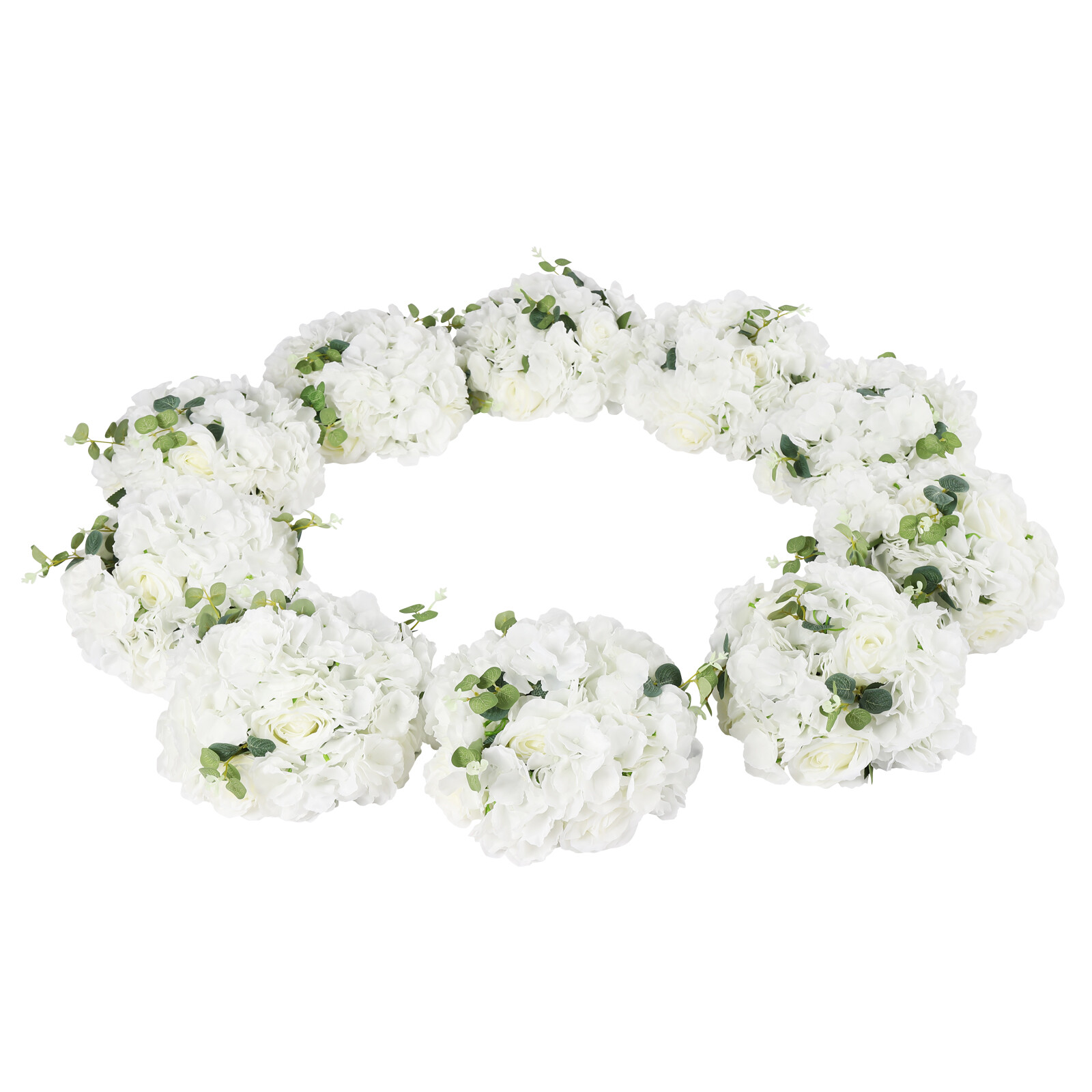 Flower Balls for Wedding Centerpieces 10pcs Fake Flower Ball Arrangement Bouquet