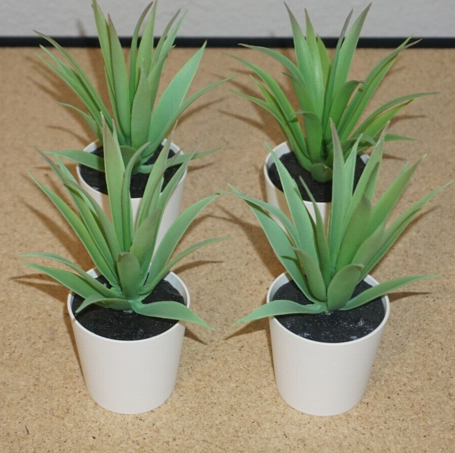 (4 Set) IKEA FEJKA Artificial Potted Plant With Pot 2 ¼” 805.197.67