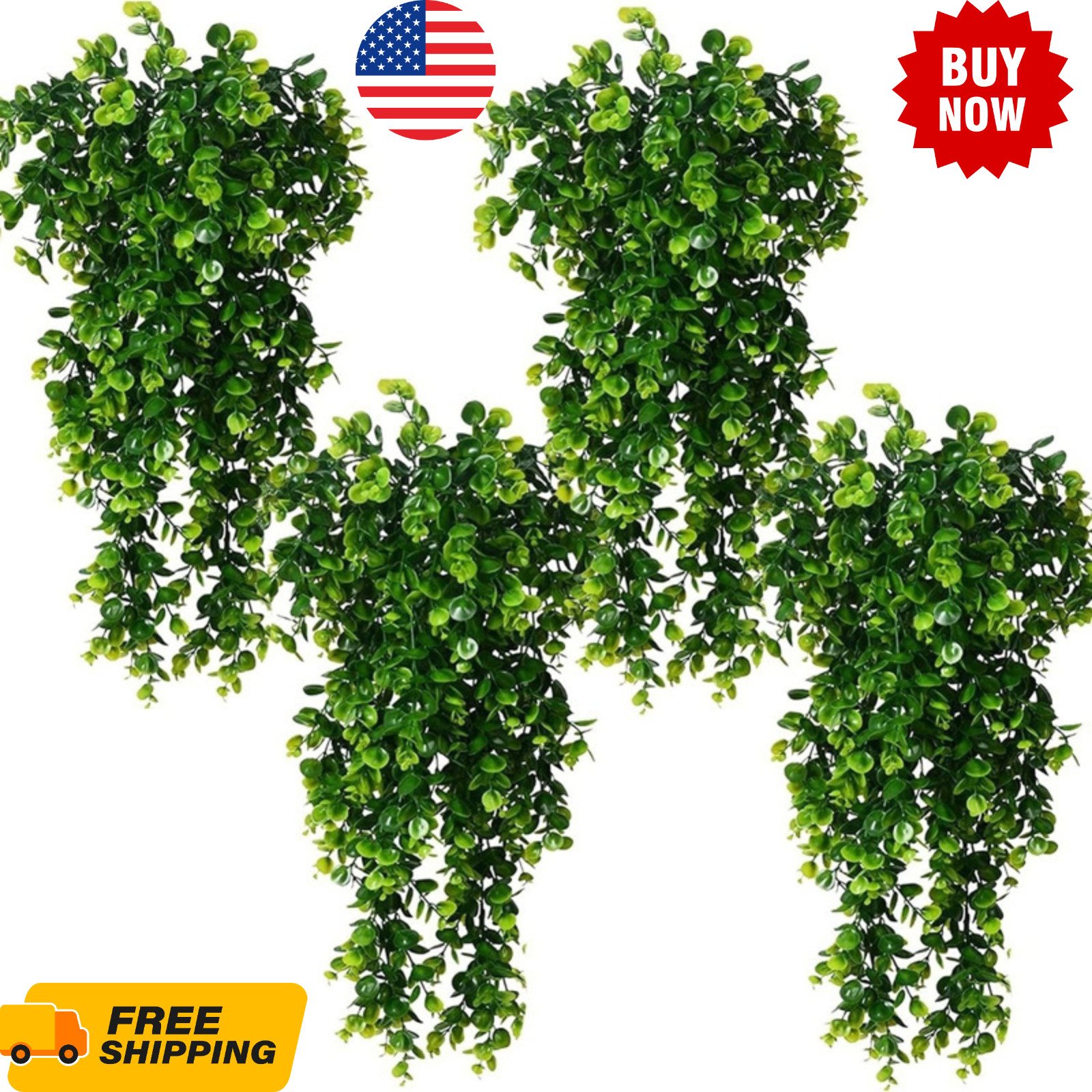 1Pcs Fake Hanging Plants Artificial Pothos Vines Indoor Outdoor Home Decor