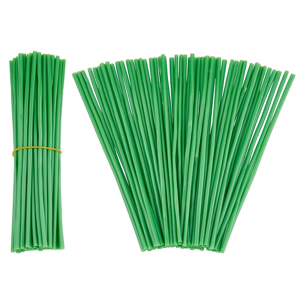 100PCS Green Tubing Roll Flower Tubes 8.26inch~8.46inch Length Flower Bouquet…
