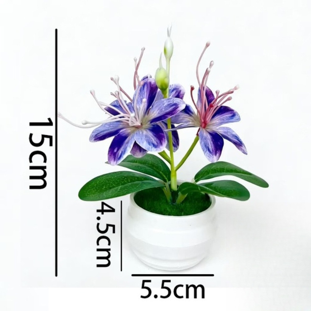 Artificial Jasmine Flower Plant with Flexible Stems for Home Decor Use