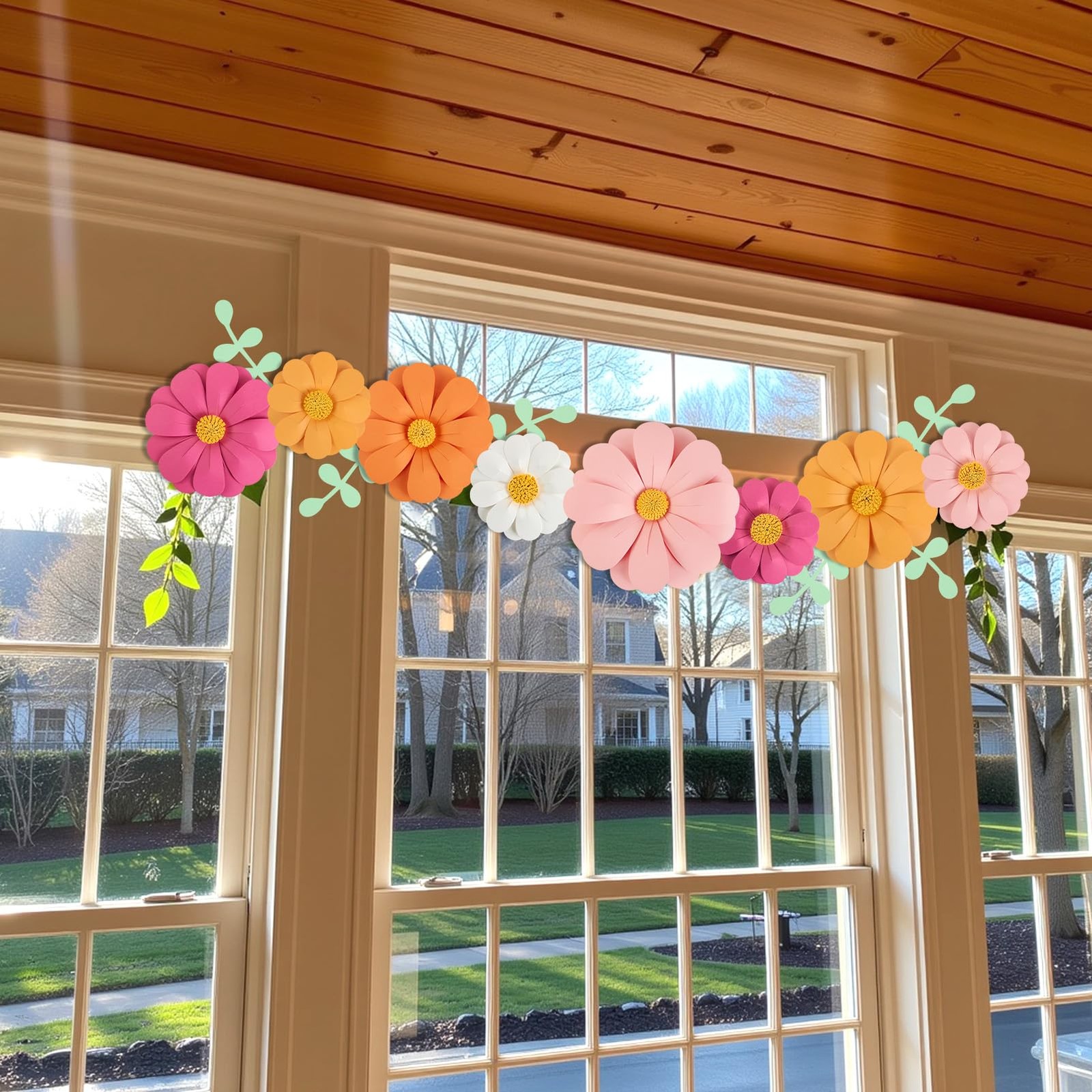 Flowers Decorations for Wall, 3D Handmade Artificial Flowers for Wall Decorat…