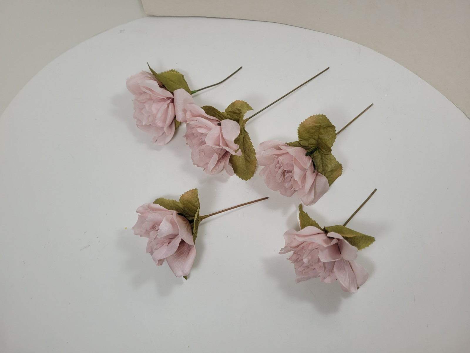 Large Lot of Faux/ Artificial Flowers 24 Stalks of Flowers + 13 Stalks of Leaves