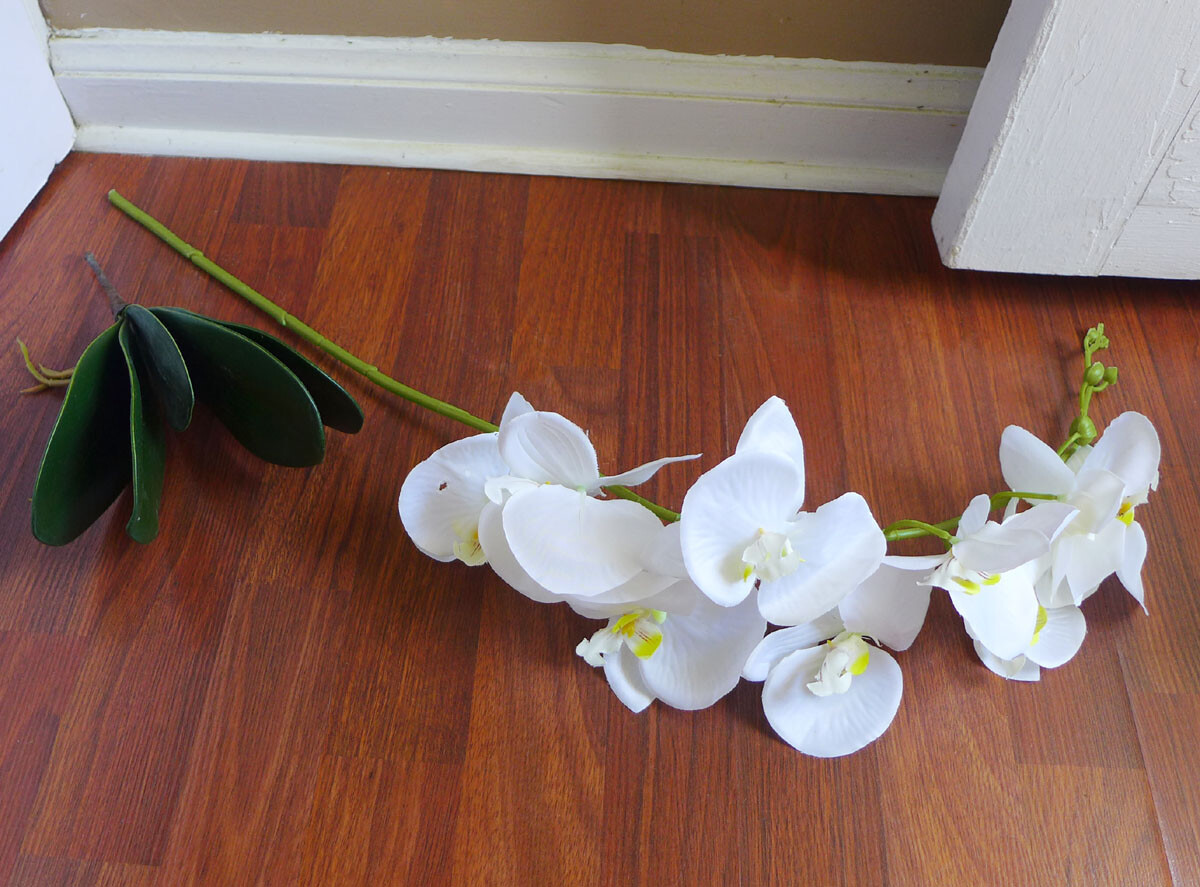 Artificial Butterfly Orchid Flower Plants Home Decoration (#28Y)