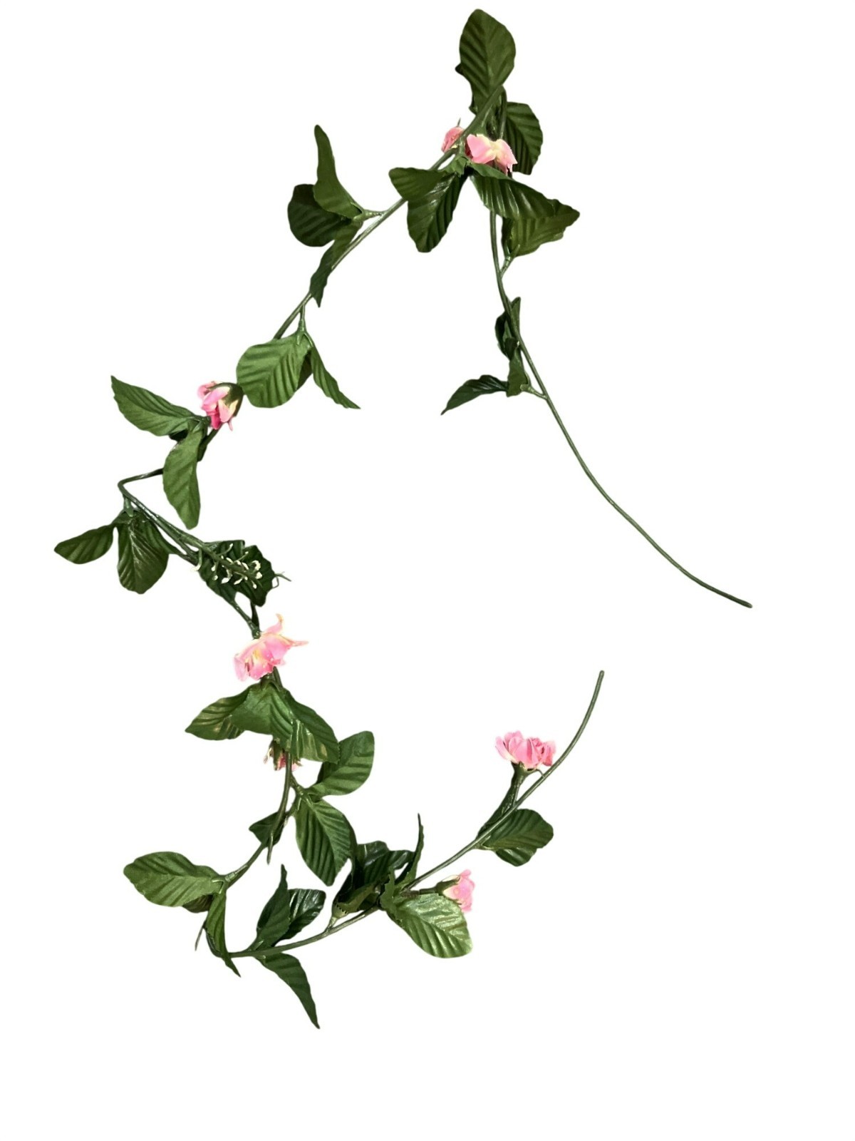 Artificial Pink Flower Garland Vine Wedding Decor Craft Used