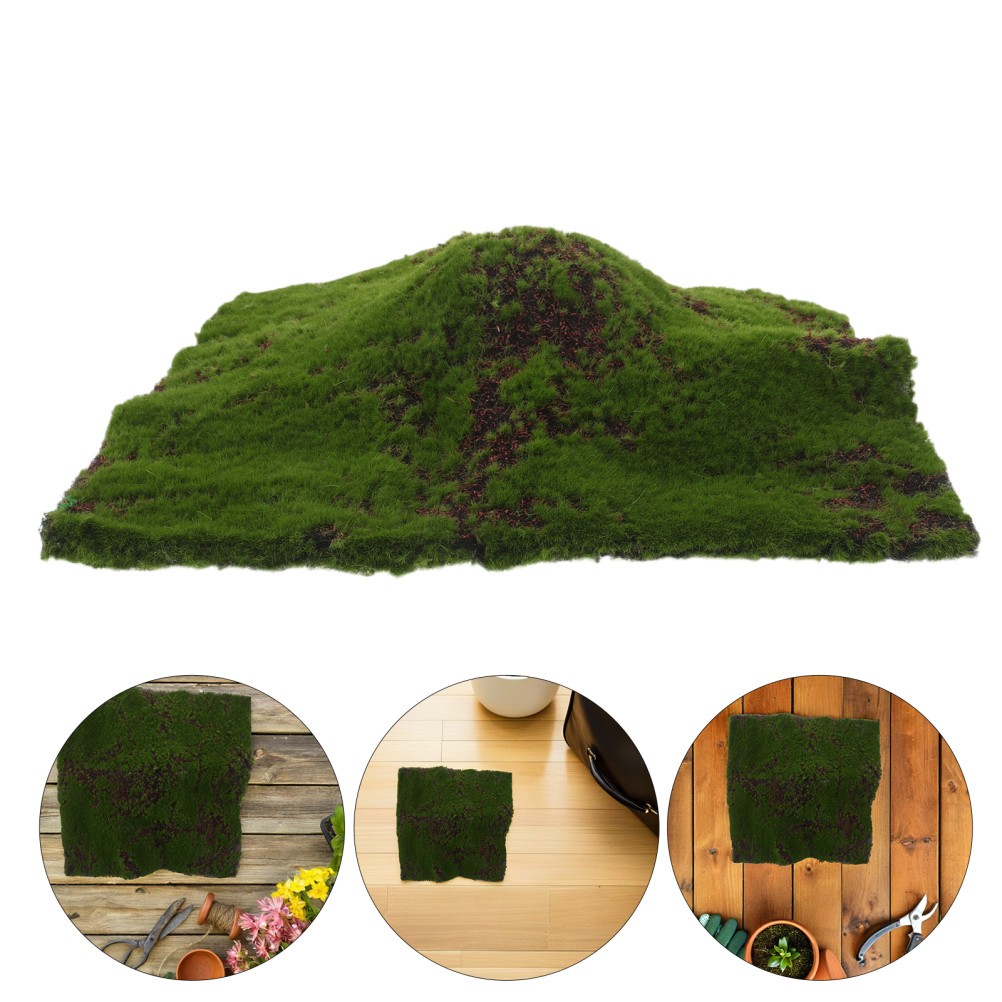 Craft Moss Imitation Mat Artificial Green Simulated Lawn Effect Carpet