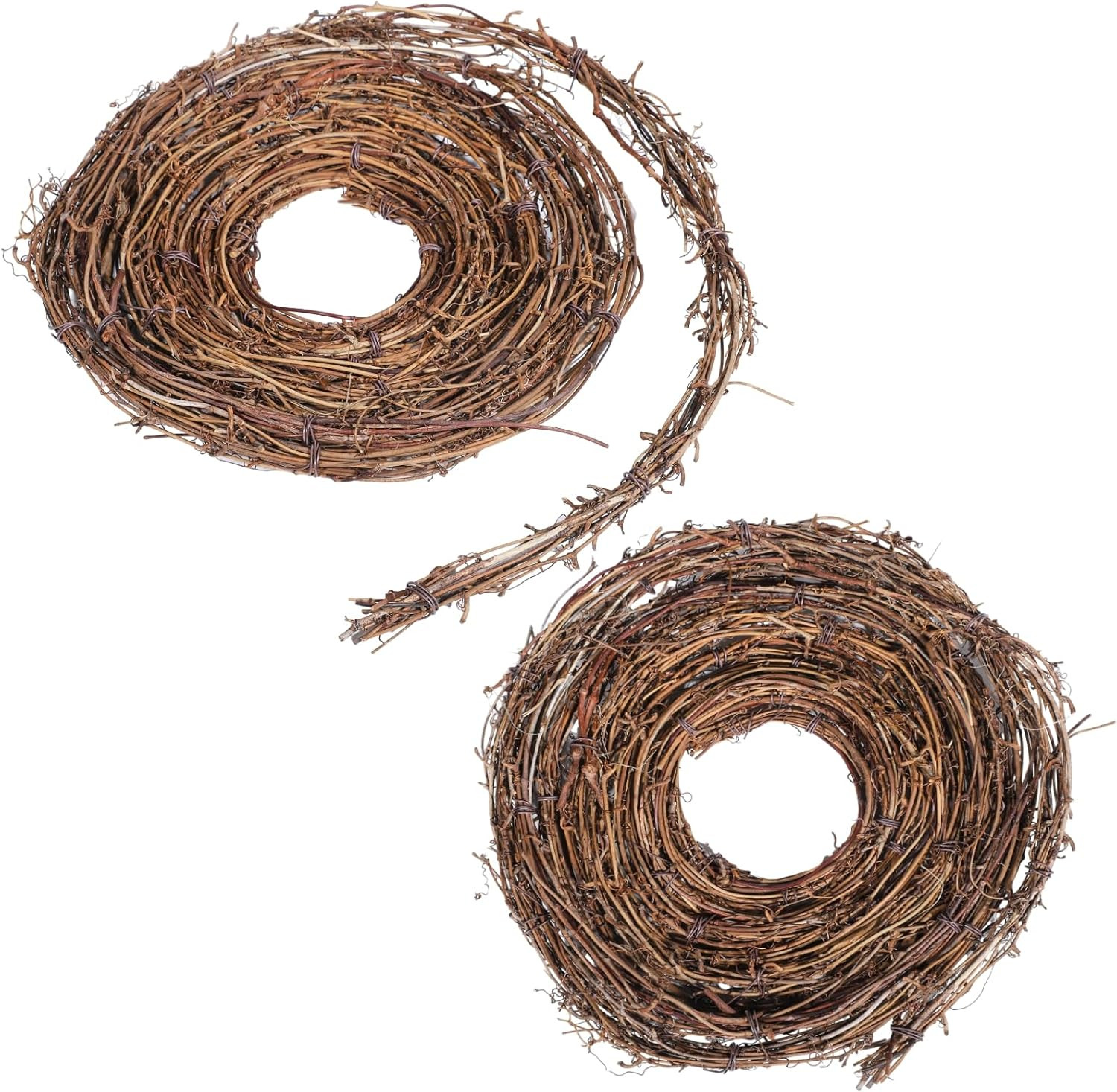 2 PCS Grapevine Garland – DIY Crafts Natural Grapevine Twig Vines, 15 Feet Vines