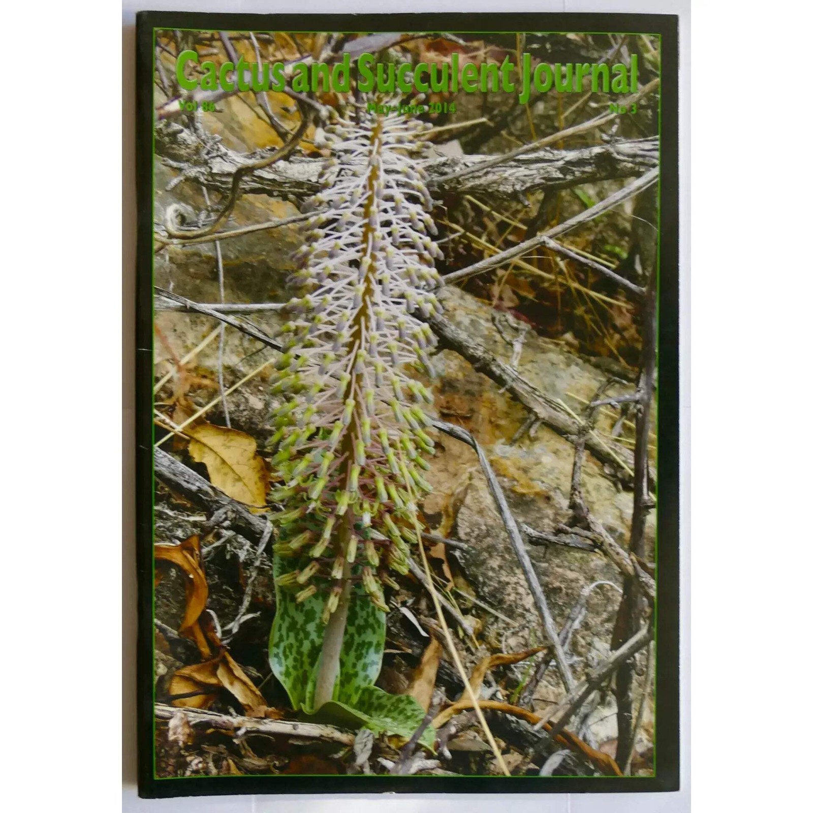 Cactus and Succulent Journal No.3 Vol 86 May-June 2014 –