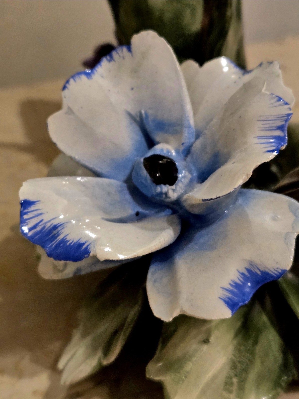 Capodimonte Italian Floral Bouquet, Porcelain,Original Floral Art,