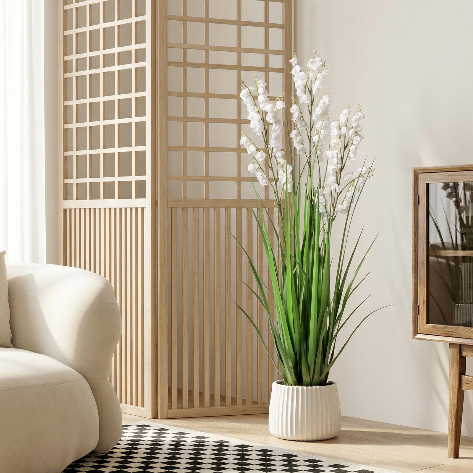 Fake Plants Home Decor Fake Flowers Artificial Plants Outdoor Tall Grass Plan…