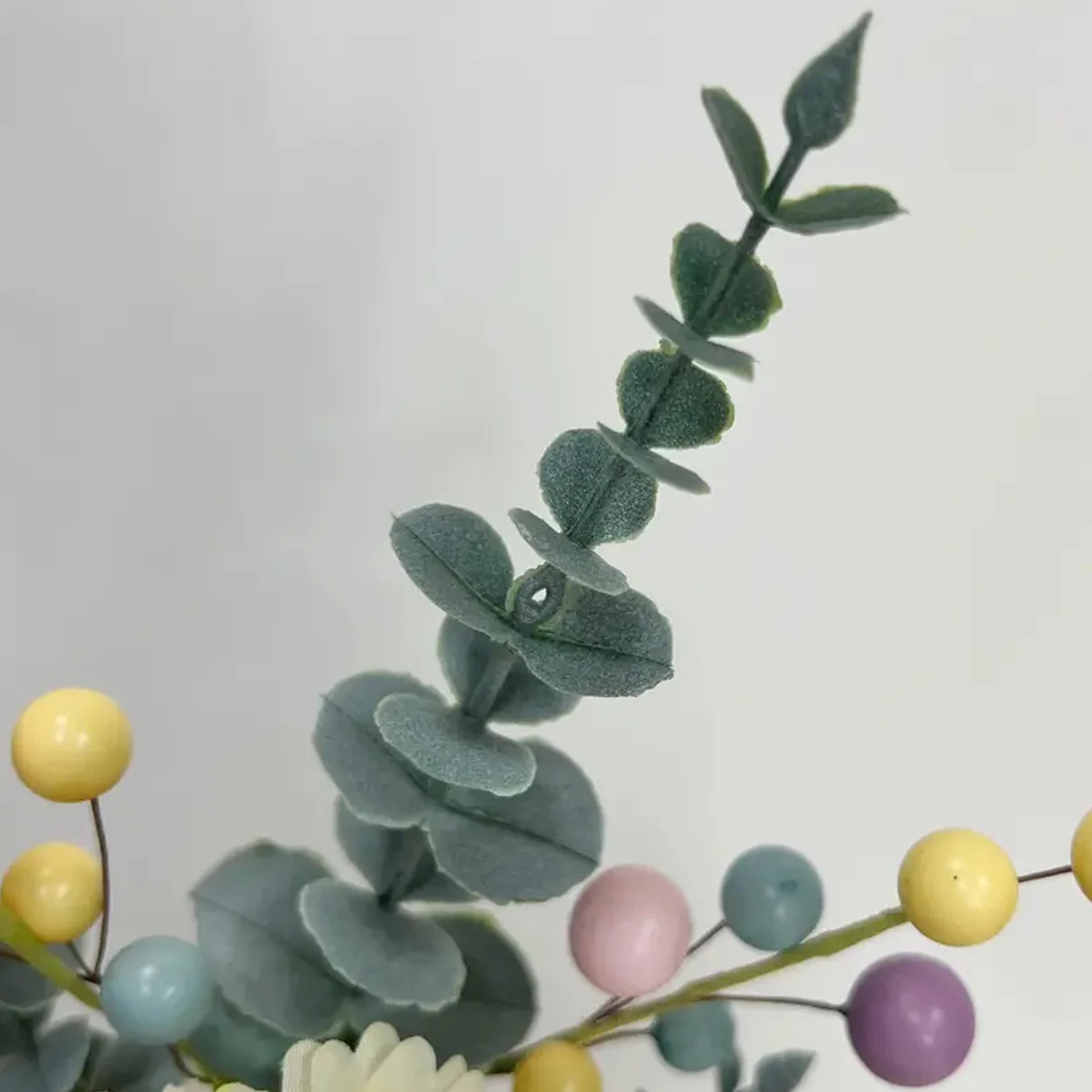 Easter Egg Flower Pick Stem Daisy Berry Spring Branch Easter Bouquet Decor