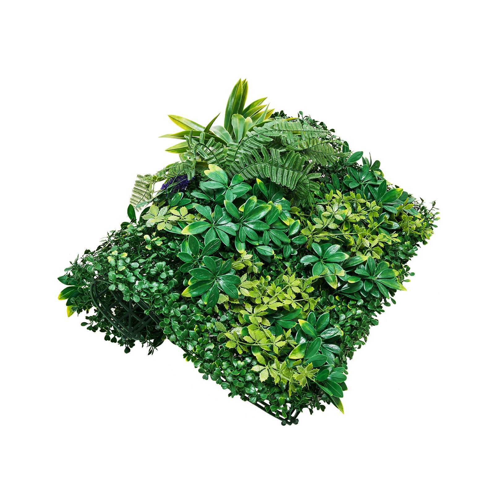 VEVOR 12pcs 20″x20″ Artificial Boxwood Mat Wall Hedge Decor Privacy Fence Panel