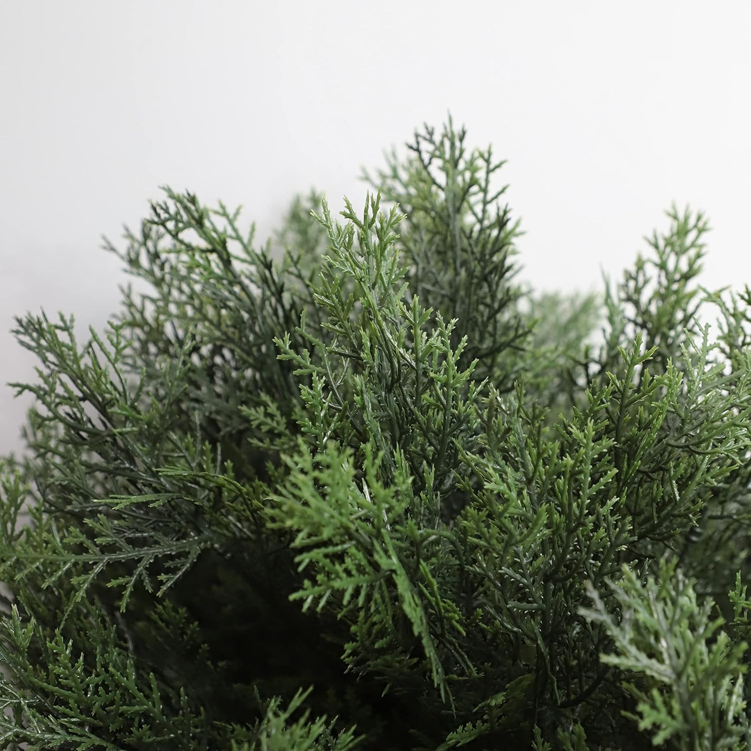 40″ UV Rated Cypress Topiary with Spike – Indoor/Outdoor Artificial Bush