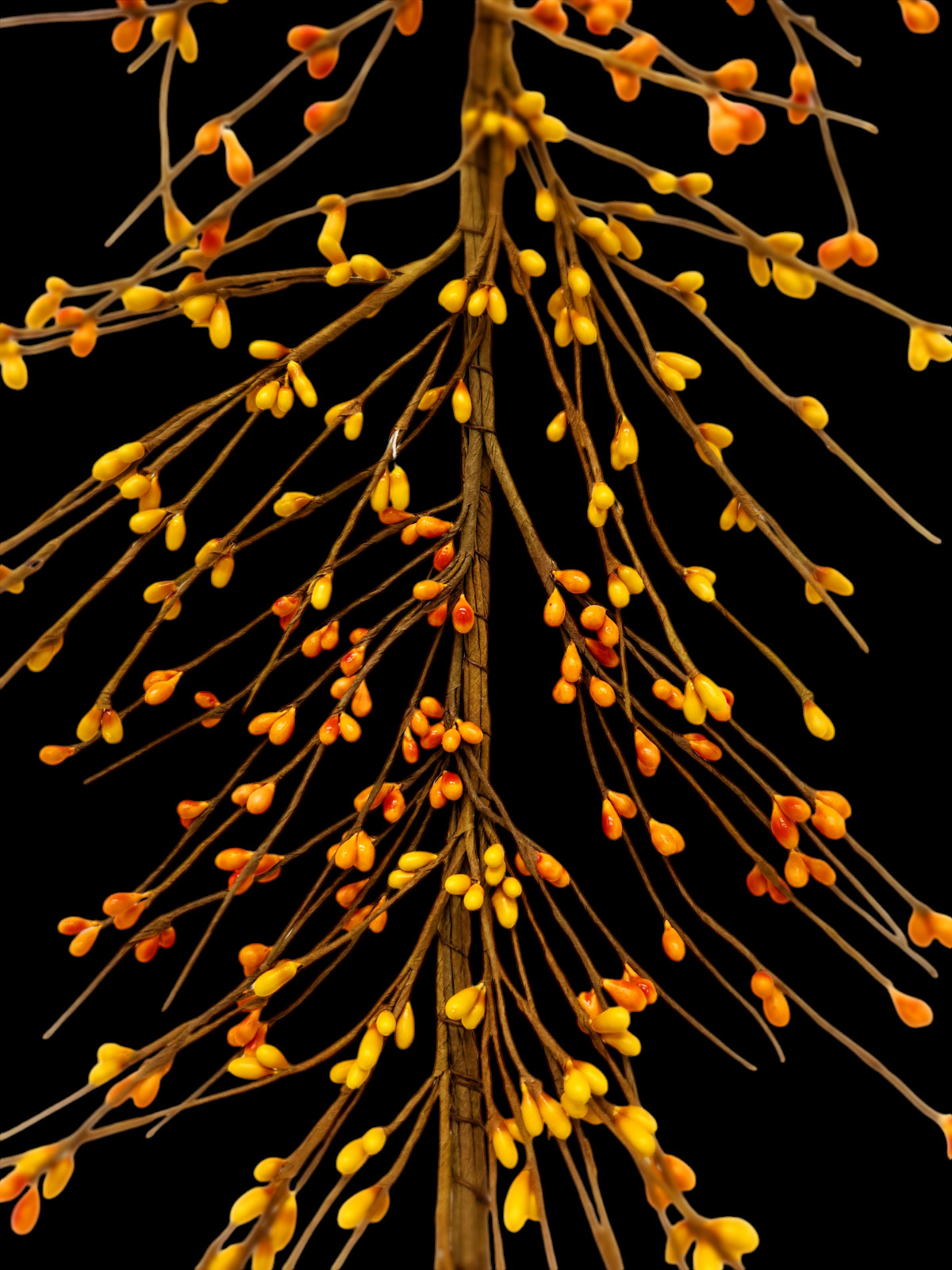 EV-1009R Pip Berry Garland in Orange & Mustard Color 54″ – 60″ Fall Garlands