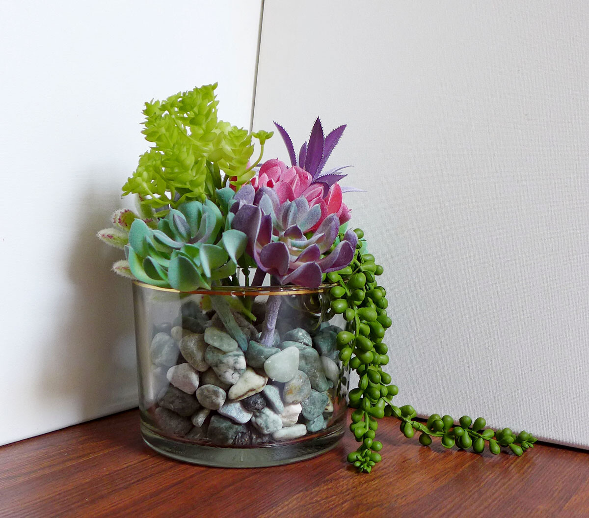 11 Pcs Artificial Small Plants Grass Mix Succulents (#91)