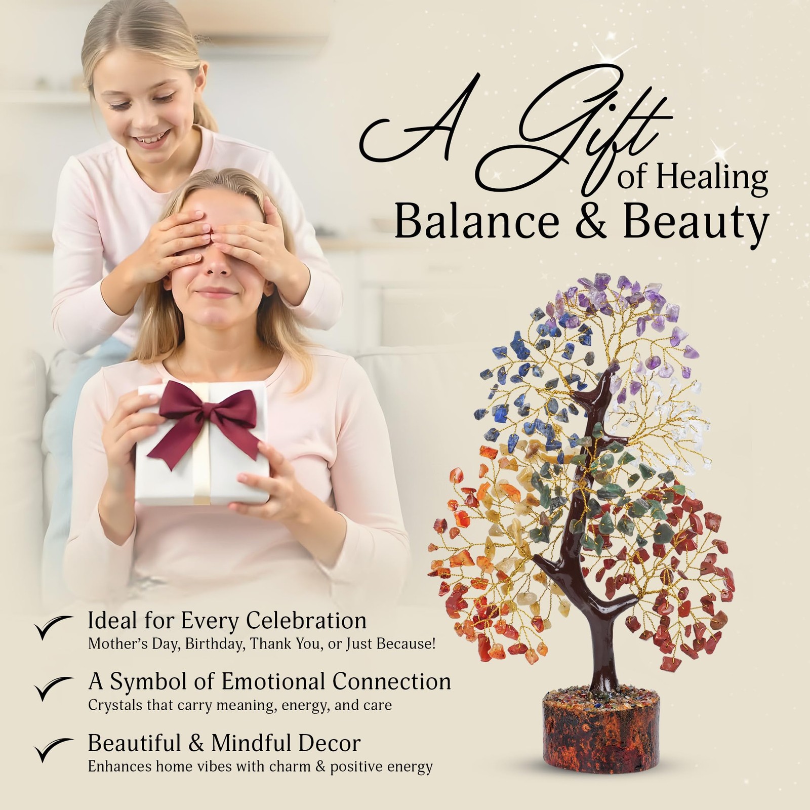 YATSKIA 7 Chakra Tree of Life Chkra Crystal Tree | Birthday Gifts for Women …