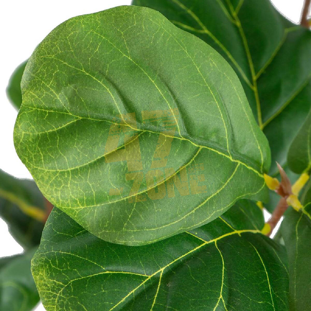 Faux Potted Fiddle Leaf Tree Green Artifical Garden Indoor Outdoor Plant Decor