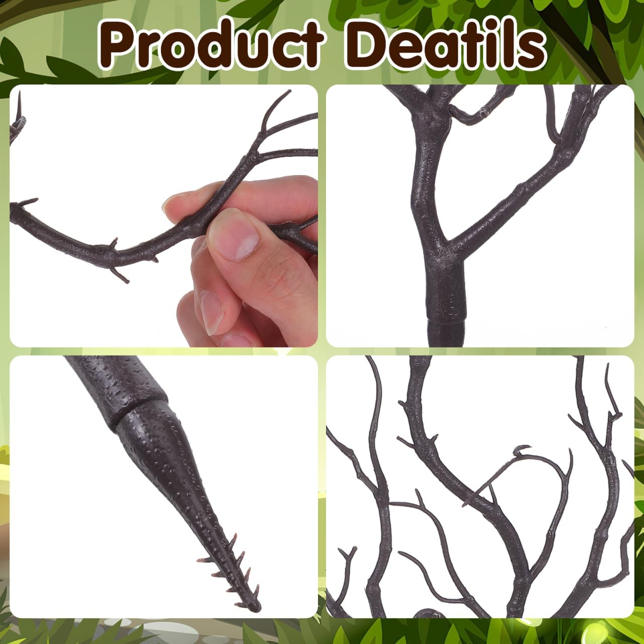 Artificial Antler Dried Tree Branches 13.76” Art Witch Antler Branch Decorat…