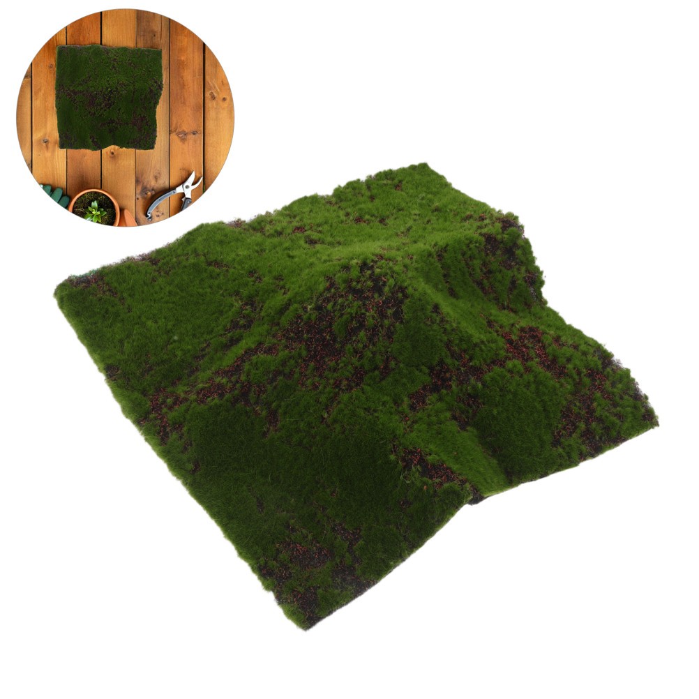 Craft Moss Imitation Mat Artificial Green Simulated Lawn Effect Carpet