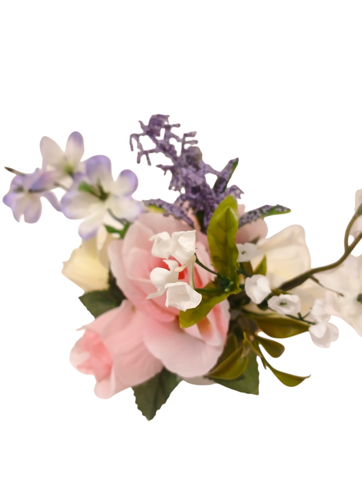 Tea Party Floral Arrangement Pink White Roses POP-IN Bridal Vanity Elegant Gift