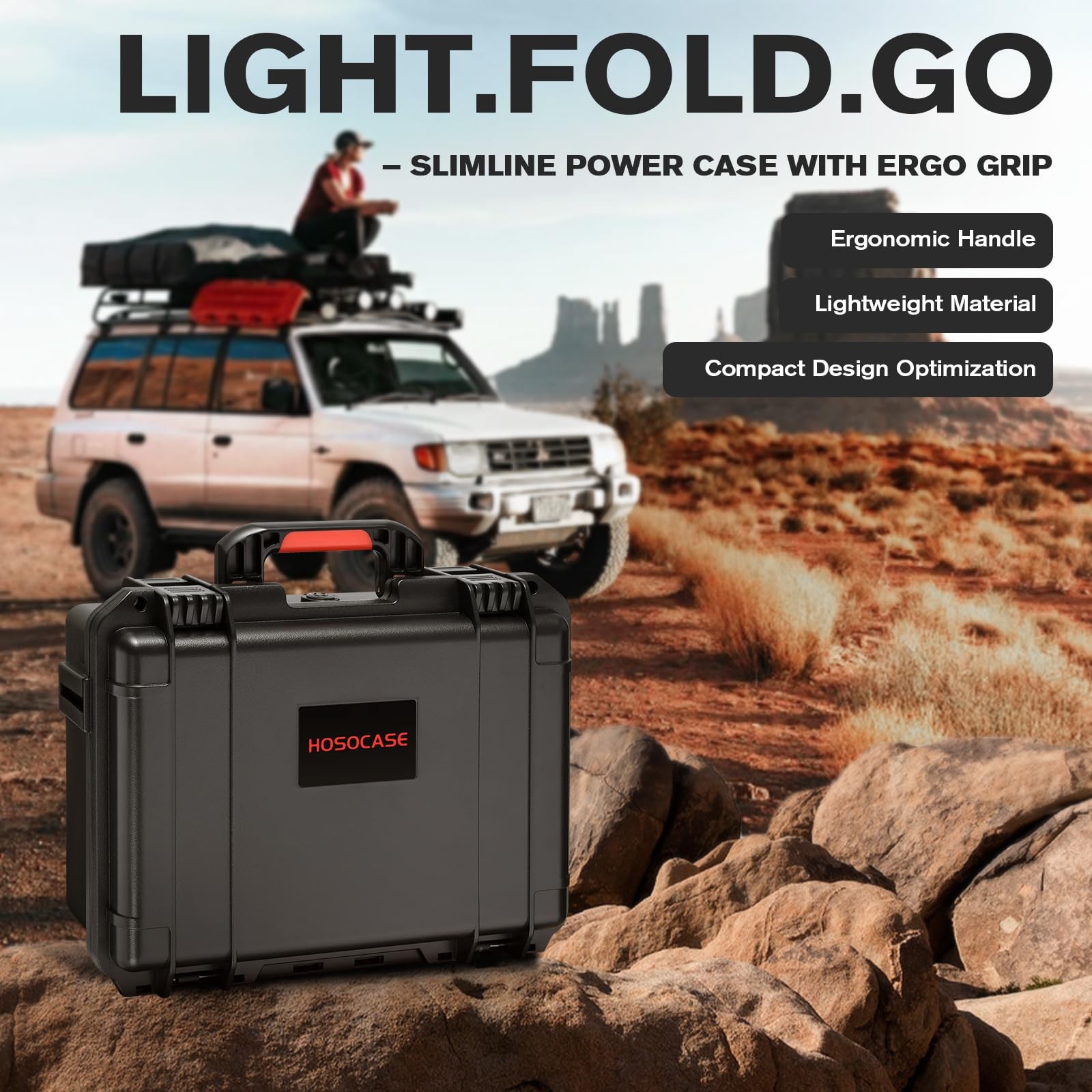 Case for NOCO Boost X GBX75 GB70 – Waterproof Carrying with Custom black