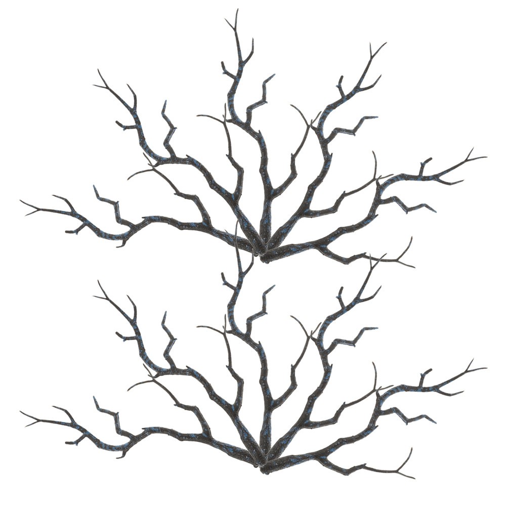 10Pcs Decorative Artificial Tree Stems Coffee Color for Office and Home Use