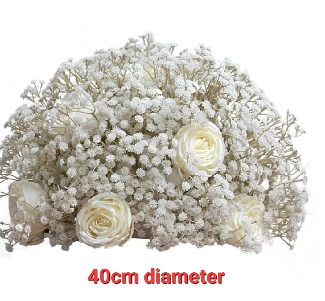 10pc Wedding Flower Ball Baby Breath With roses Flower Wedding Banquet Wedding
