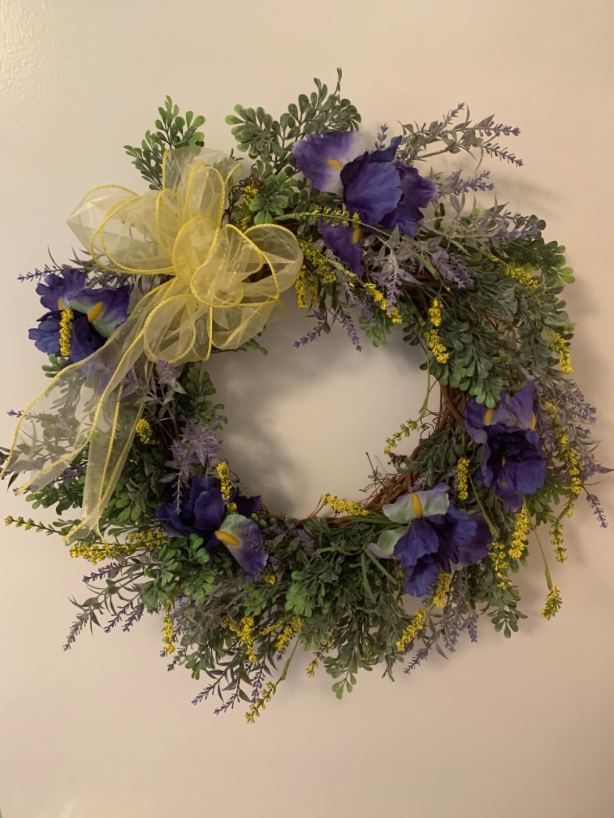 Wreath for front door, standard size summer wreath, brighten your door! 