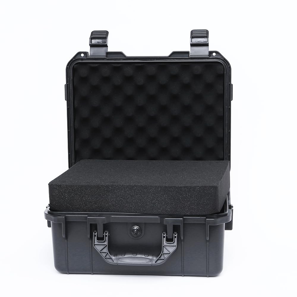 14in Waterproof Hard Shell Case with DIY Customizable Foam Insert (13 x Black