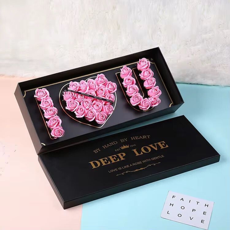 Valentine’s Huge box of Pink rose flowers for Birthday, Anniversary, Proposal