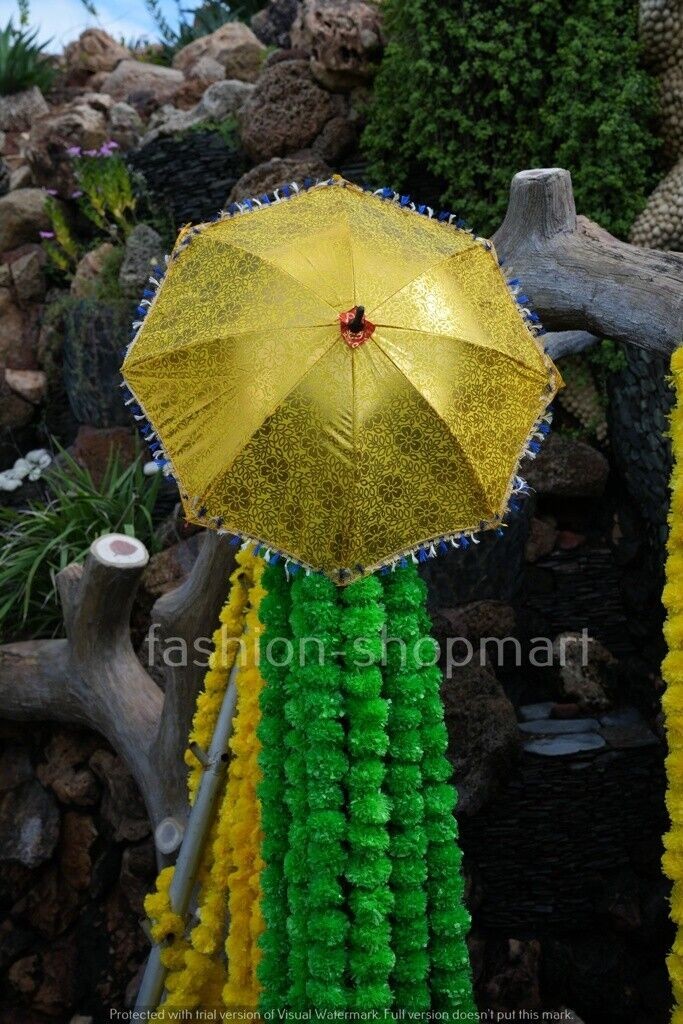 10 PC Artificial marigold indian Event Wedding Flower Garlands Vine Decorative