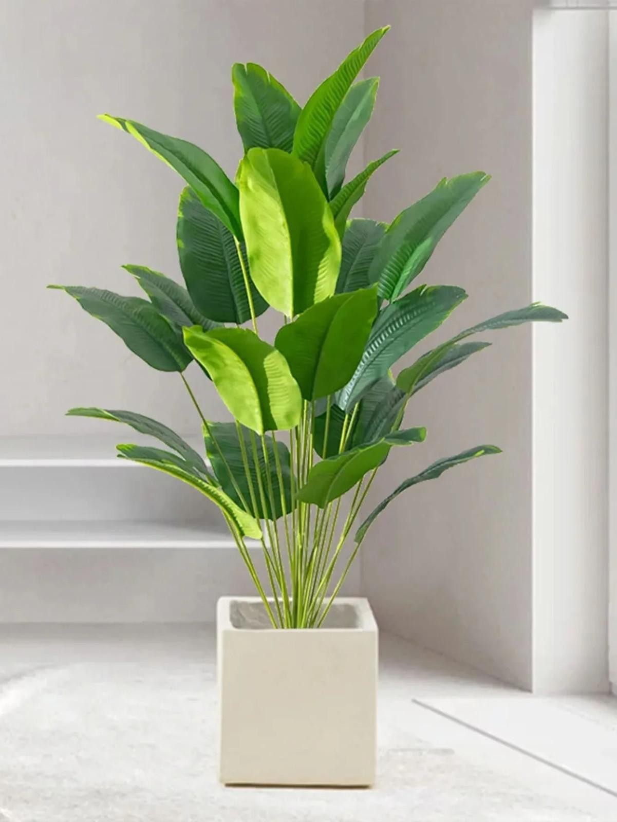 Artificial Tropical Palm Tree Large Fake Plant Real Touch Home Garden Decor