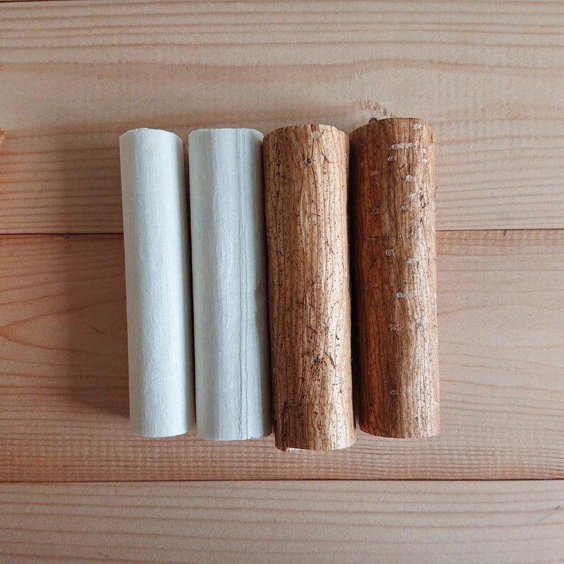 100 Natural sola Sticks 10cm Long and 2-3cm Dia. for DIY sola Flower or Bird Toy