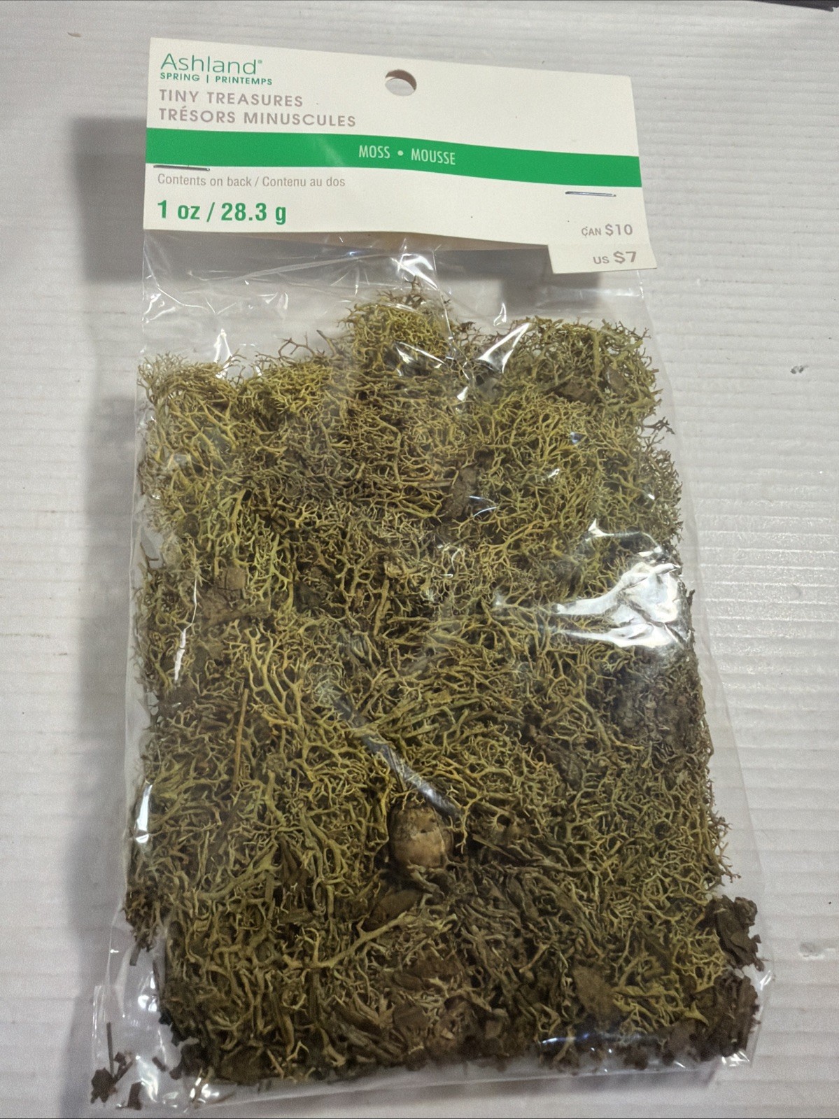 Ashland Decorative Reindeer Moss for Crafts Tiny Treasure 1oz New
