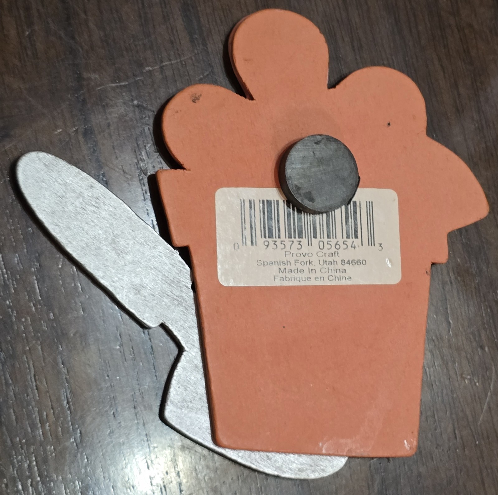 4⅞” Hand Made Flower Pots Shovel Flowers Locker Fridge Magnet Planters Gift