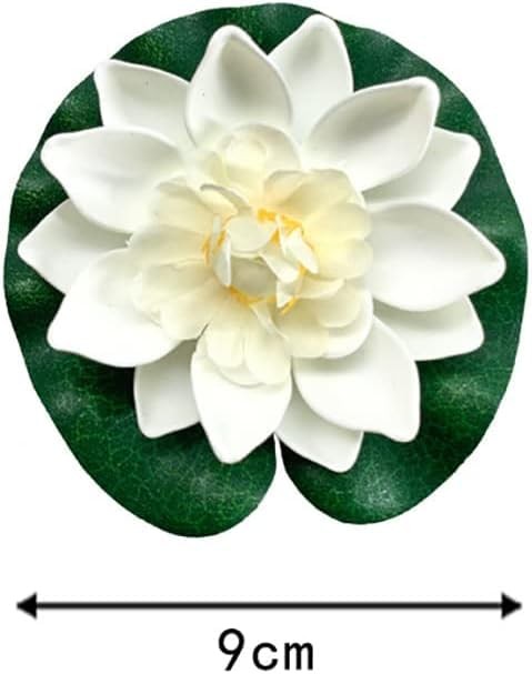 6 Pcs Large Floating Lotus Flowers Realistic Faux Lotus Flowers with Artific…