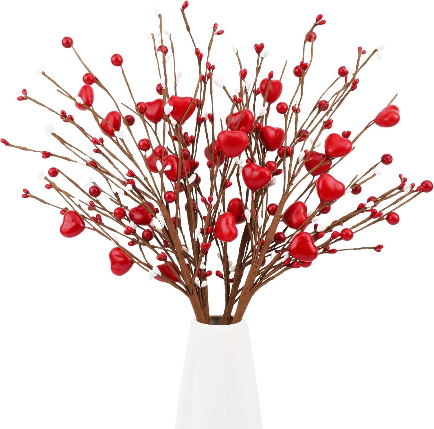 Valentine’s Day Heart Shaped Decorations – 4 Pcs for Candles and Bouquets
