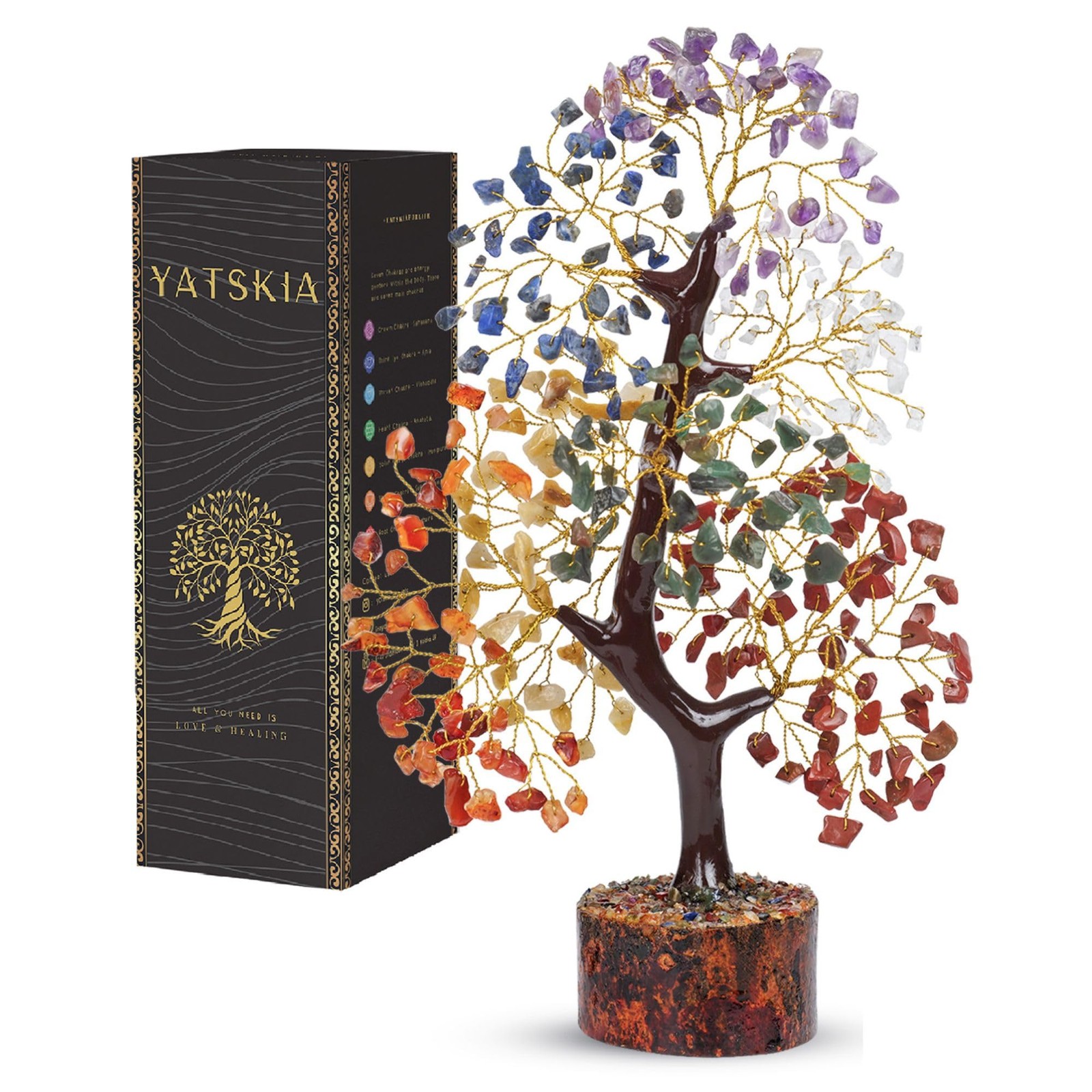 YATSKIA 7 Chakra Tree of Life Chkra Crystal Tree | Birthday Gifts for Women …