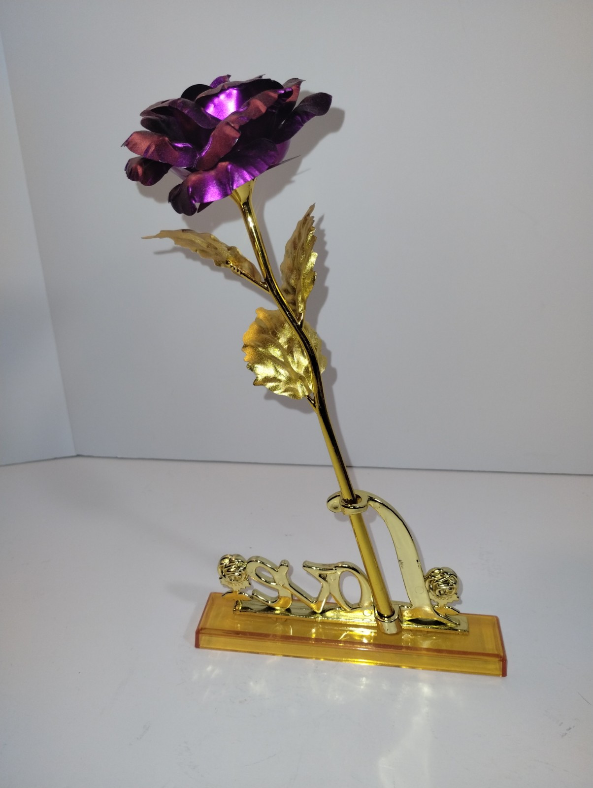 Rose of Love 24K Dipped Rose Stem with Gift Box