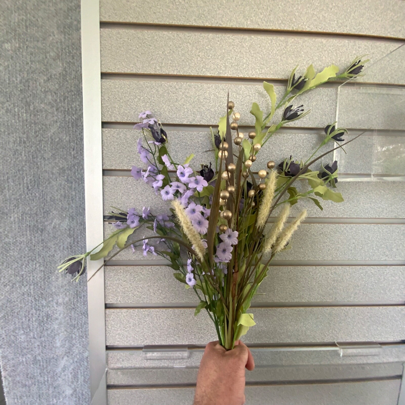 💥 Spring Wild Faux Flowers Batch 💥 Dark Light Purple, Lavender Floral Picks💥