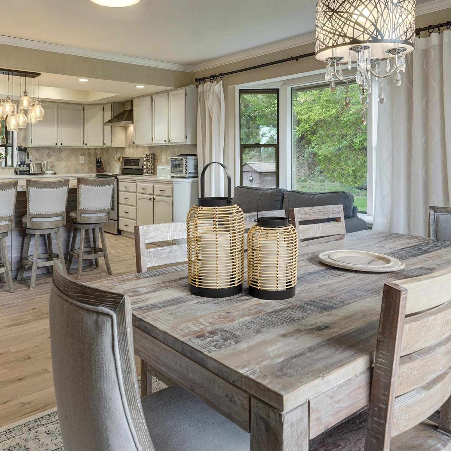 Natural Rattan Boho Lanterns – Handcrafted Chic Decor to Enhance Your Home