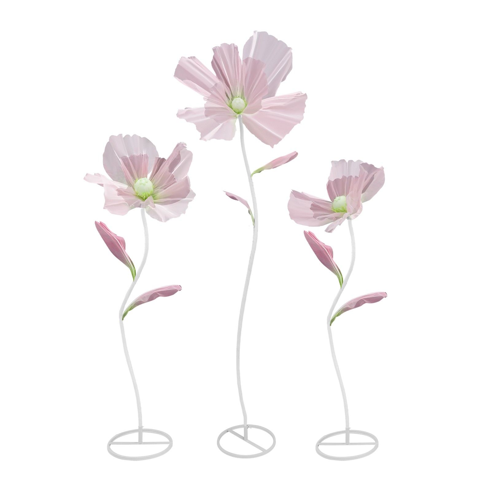 Giant Artificial Flower Decoration for Wedding Background, Artificial Flowers