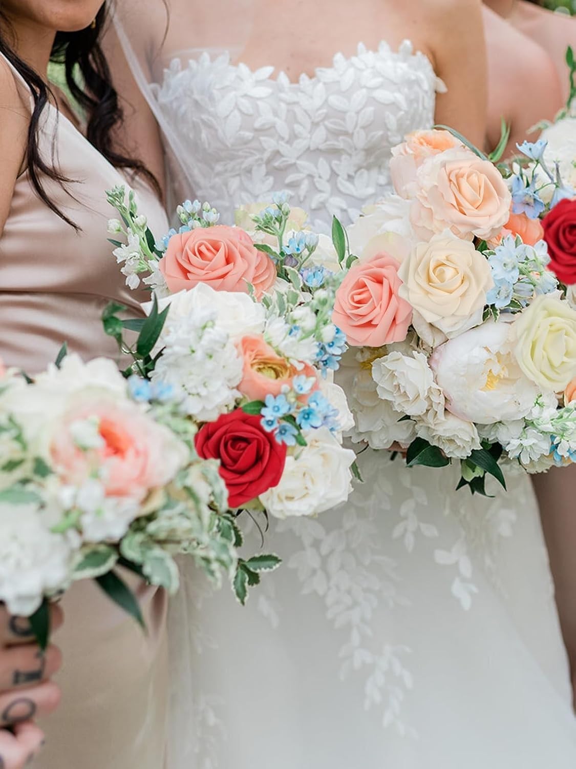 Artificial Roses for DIY Wedding Bouquet