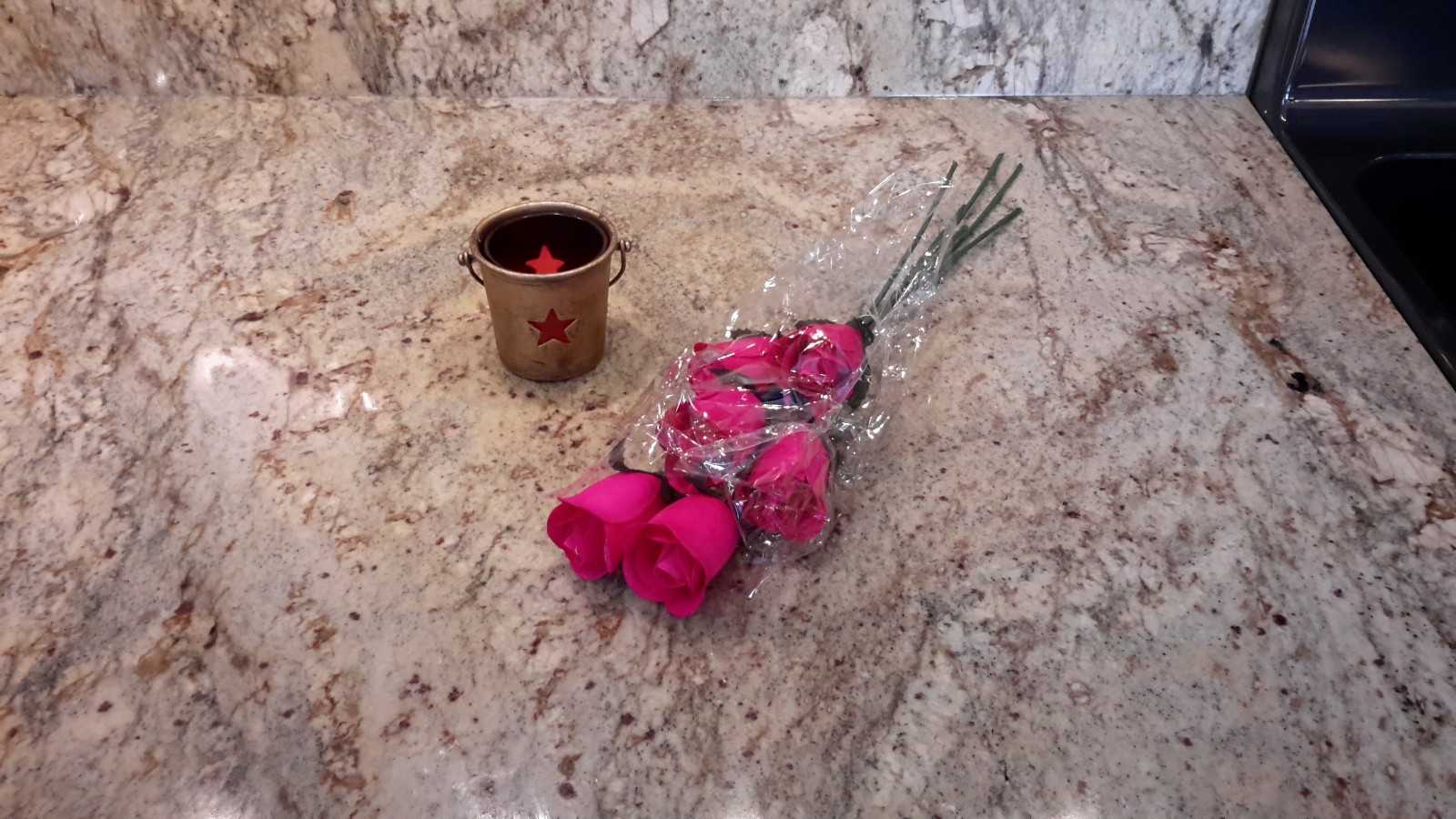 1/2 Open Wood Roses (Choose From Pink Colors #2, 4, 9 & 12)